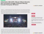 AHM Gelar HBD 2025, Ribuan Bikers Bersatu dari Sumatera hingga Sulawesi Menuju Puncak Perayaan di Garut