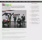 SUV Kebanggaan AHM, New Honda ADV160 dengan Fitur yang Semakin Lengkap Siap Diperkenalkan ke Masyarakat Kalbar