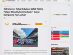 Astra Motor Kalbar Edukasi Safety Riding Pelajar SMA Muhammadiyah 1 Lewat Kampanye #Cari_Aman