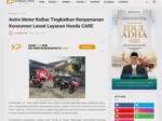 Astra Motor Kalbar Tingkatkan Kenyamanan Konsumen Lewat Layanan Honda CARE