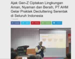 Ajak Gen-Z Ciptakan Lingkungan Aman, Nyaman dan Bersih, PT AHM Gelar Praktek Decluttering Serentak di Seluruh Indonesia