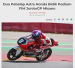 Dua Pebalap Astra Honda Bidik Podium FIM JuniorGP Misano