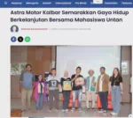 Astra Motor Kalbar Semarakkan Gaya Hidup Berkelanjutan Bersama Mahasiswa Untan