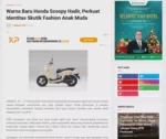Warna Baru Honda Scoopy Hadir, Perkuat Identitas Skutik Fashion Anak Muda