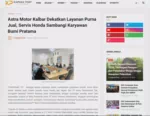 Astra Motor Kalbar Dekatkan Layanan Purna Jual, Servis Honda Sambangi Karyawan Bumi Pratama