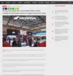Usung semangat Satu Hati di IMOS 2025, Produk Terbaik Honda Selalu Hadir di Tengah Konsumen Loyal