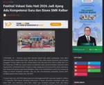 Festival Vokasi Satu Hati 2026 Jadi Ajang Adu Kompetensi Guru dan Siswa SMK Kalbar