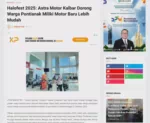 Halofest 2025: Astra Motor Kalbar Dorong Warga Pontianak Miliki Motor Baru Lebih Mudah