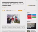 Ratusan Duta Remaja Sehat Ikuti Program KOLABERAKSI 2025, AHM Perkuat Literasi Kesehatan Pelajar
