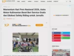 Momentum Hari Pers Nasional 2026, Astra Motor Kalimantan Barat Beri Service Gratis dan Edukasi Safety Riding untuk Jurnalis
