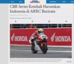 CBR Series Kembali Harumkan Indonesia di ARRC Buriram