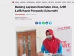 Dukung Layanan Kesehatan Desa, AHM Latih Kader Posyandu Sukamukti