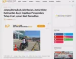 Jelang Berbuka Lebih Rawan, Astra Motor Kalimantan Barat Ingatkan Pengendara Tetap #cari_aman Saat Ramadhan