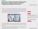 Astra Motor Kalbar Resmikan Gedung Main Dealer Baru sebagai Wujud Komitmen Tingkatkan Pelayanan Konsumen