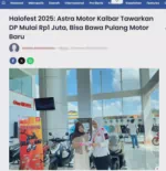 Halofest 2025: Astra Motor Kalbar Tawarkan DP Mulai Rp1 Juta, Bisa Bawa Pulang Motor Baru