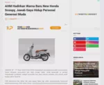 AHM Hadirkan Warna Baru New Honda Scoopy, Jawab Gaya Hidup Personal Generasi Muda