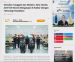 Semakin Tangguh dan Modern, New Honda ADV160 Resmi Mengaspal di Kalbar dengan Teknologi RoadSync
