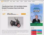 Transformasi Vario 125, Dari Motor Harian Menjadi Pernyataan Gaya Anak Muda
