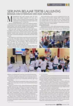 SERUNYA BELAJAR TERTIB LALULINTAS BERSAMA AHM DI PERAYAAN HARI ANAK NASIONAL