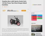 Tampilan Baru Lebih Sporty, Honda Vario 125 Kini Punya Tipe Street dengan Naked Handlebar