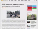 Ribuan Bikers Honda PCX Rayakan HUT RI ke-81 Lewat Convoy Merdeka 2026