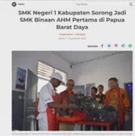 SMK Negeri 1 Kabupaten Sorong Jadi SMK Binaan AHM Pertama di Papua Barat Daya