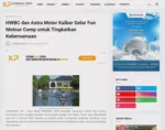 HWBC dan Astra Motor Kalbar Gelar Fun Motour Camp untuk Tingkatkan Kebersamaan