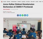 Asmo Kalbar Edukasi Keselamatan Berkendara di SMKN 9 Pontianak
