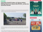 Salsabila Wakili Kalbar di Ajang Safety Riding Nasional, Bawa Misi #Cari_aman ke Generasi Muda