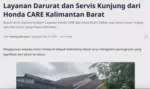 Layanan Darurat dan Servis Kunjung dari Honda CARE Kalimantan Barat
