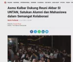 Asmo Kalbar Dukung Reuni Akbar SI UNTAN, Satukan Alumni dan Mahasiswa dalam Semangat Kolaborasi