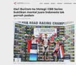 Dari Buriram ke Motegi: CBR Series buktikan mental juara Indonesia tak pernah padam