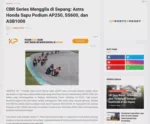 CBR Series Menggila di Sepang: Astra Honda Sapu Podium AP250, SS600, dan ASB1000