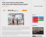 #Cari_aman Seminar Safety Riding #Cari_aman Asmo Kalbar bersama SIGAP
