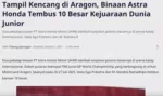 Tampil Kencang di Aragon, Binaan Astra Honda Tembus 10 Besar Kejuaraan Dunia Junior