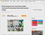Dealer Nagamas dan Astra Motor Kalbar Tanamkan Keselamatan Berkendara kepada Pelajar
