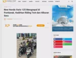 New Honda Vario 125 Mengaspal di Pontianak, Hadirkan Riding Test dan Hiburan Seru