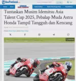 Tuntaskan Musim Idemitsu Asia Talent Cup 2025, Pebalap Muda Astra Honda Tampil Tangguh dan Kencang