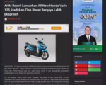 AHM Resmi Luncurkan All New Honda Vario 125, Hadirkan Tipe Street Bergaya Lebih Ekspresif