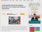Honda Big BOS Perkuat Persaudaraan Komunitas Lewat Touring Lintas Negara di Pulau Borneo