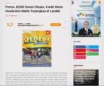 Promo JEDER Resmi Dibuka, Kredit Motor Honda Kini Makin Terjangkau di Landak
