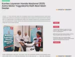 Kontes Layanan Honda Nasional 2025: Astra Motor Yogyakarta Raih Best Main Dealer