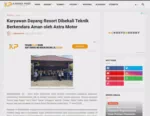 Karyawan Dayang Resort Dibekali Teknik Berkendara Aman oleh Astra Motor