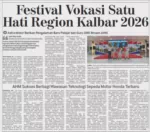 Festival Vokasi Satu Hati Region Kalbar 2026, Astra Motor Berikan Pengalaman Baru Pelajar dan Guru SMK Binaan AHM