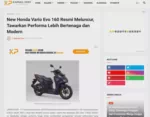 New Honda Vario Evo 160 Resmi Meluncur, Tawarkan Performa Lebih Bertenaga dan Modern