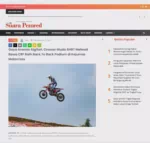 Gaya Arsenio Algifari, Crosser Muda AHRT Melesat Bawa CRF Raih Back To Back Podium di Kejurnas Motocross