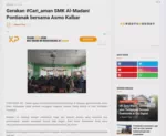Gerakan #Cari_aman SMK Al-Madani Pontianak bersama Asmo Kalbar