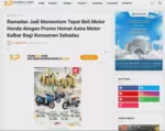 Ramadan Jadi Momentum Tepat Beli Motor Honda dengan Promo Hemat Astra Motor Kalbar Bagi Konsumen Sekadau