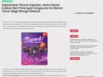 September Penuh Kejutan, Astra Motor Kalbar Beri Potongan Angsuran &amp; Diskon Tenor Bagi Warga Melawi