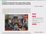 Kolaborasi ANTARA dan Astra Motor Kalbar Hadirkan Pelatihan Jurnalistik di Pontianak